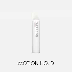 Sassoon Motion Hold: A clean, light spray that delivers customisable hold, but still allows the hair to move naturally.